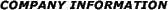 Company Information